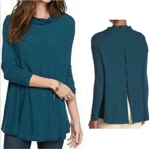 We the free lover rib split back sweater